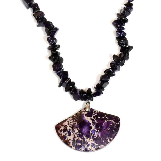 Дамско колие Blue Aventurine Emotional Balance